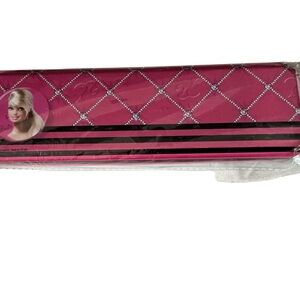 Pink Barbie 2013 tin metal pencil case